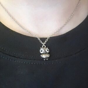 Y2K Vintage Dainty Owl Necklace